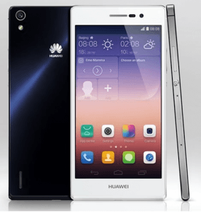 Picture 1 of the Huawei Ascend P7 Sapphire Edition.