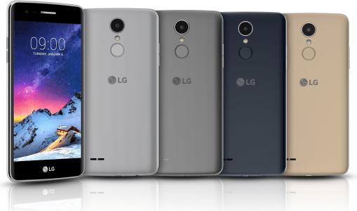Picture 1 of the LG K8 2017.