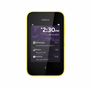 Picture 1 of the Nokia Asha 230.