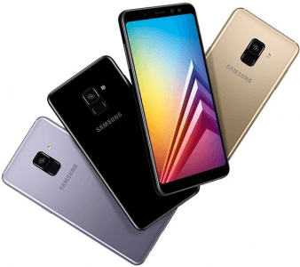 Picture 2 of the Samsung Galaxy A8 (2018).