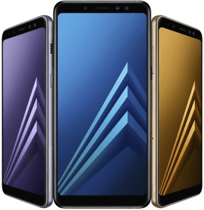 Picture 3 of the Samsung Galaxy A8 (2018).