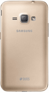Picture 1 of the Samsung Galaxy J1 (2016).
