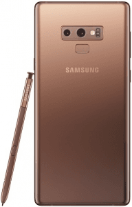 Picture 1 of the Samsung Galaxy Note9.