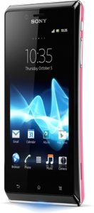 Picture 3 of the Sony Xperia J.