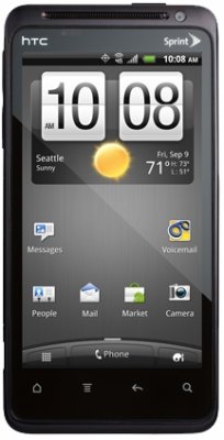 large picture of the Htc evo design 4g cell phone.