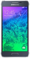 A picture of the Samsung Galaxy Alpha.