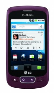 Picture 3 of the LG Optimus T.