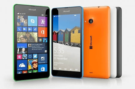 Picture 1 of the Microsoft Lumia 535.