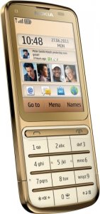 Picture 3 of the Nokia C3-01 Gold Edition.