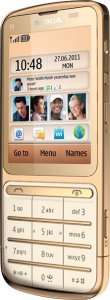 Picture 4 of the Nokia C3-01 Gold Edition.