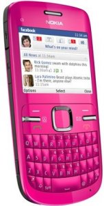 Picture 3 of the Nokia C3.