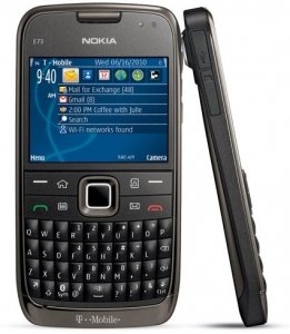 Picture 2 of the Nokia E73 Mode.