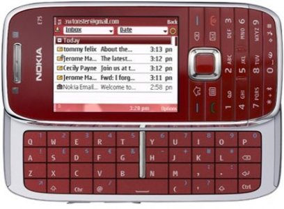 Picture 3 of the Nokia E75.