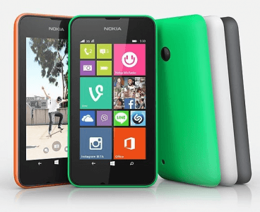 Picture 1 of the Nokia Lumia 530.