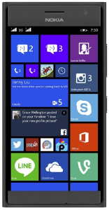 Picture 3 of the Nokia Lumia 730.
