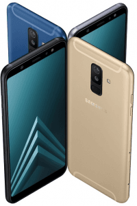 Picture 2 of the Samsung Galaxy A6+ (2018).