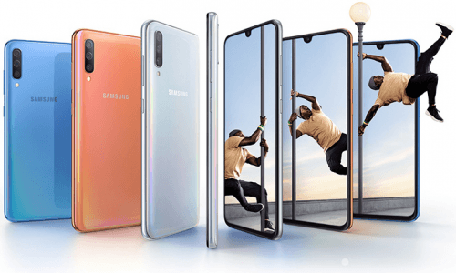 Picture 1 of the Samsung Galaxy A70.