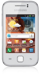 Picture 3 of the Samsung Galaxy Y.
